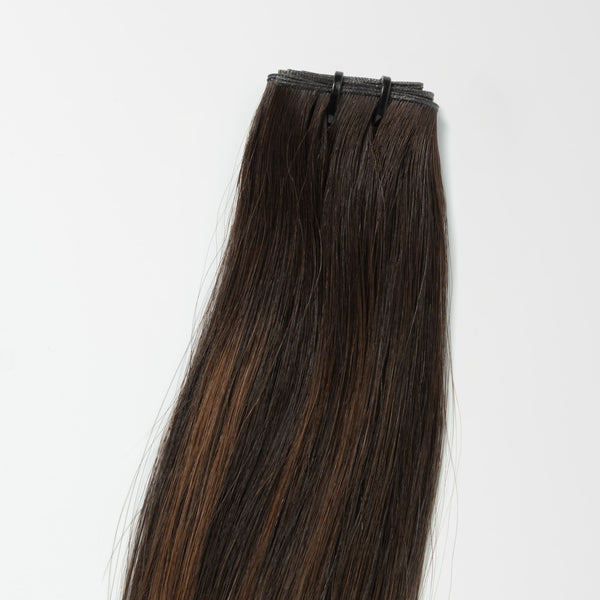 Invisible weft - Dark Natural Brown 1A