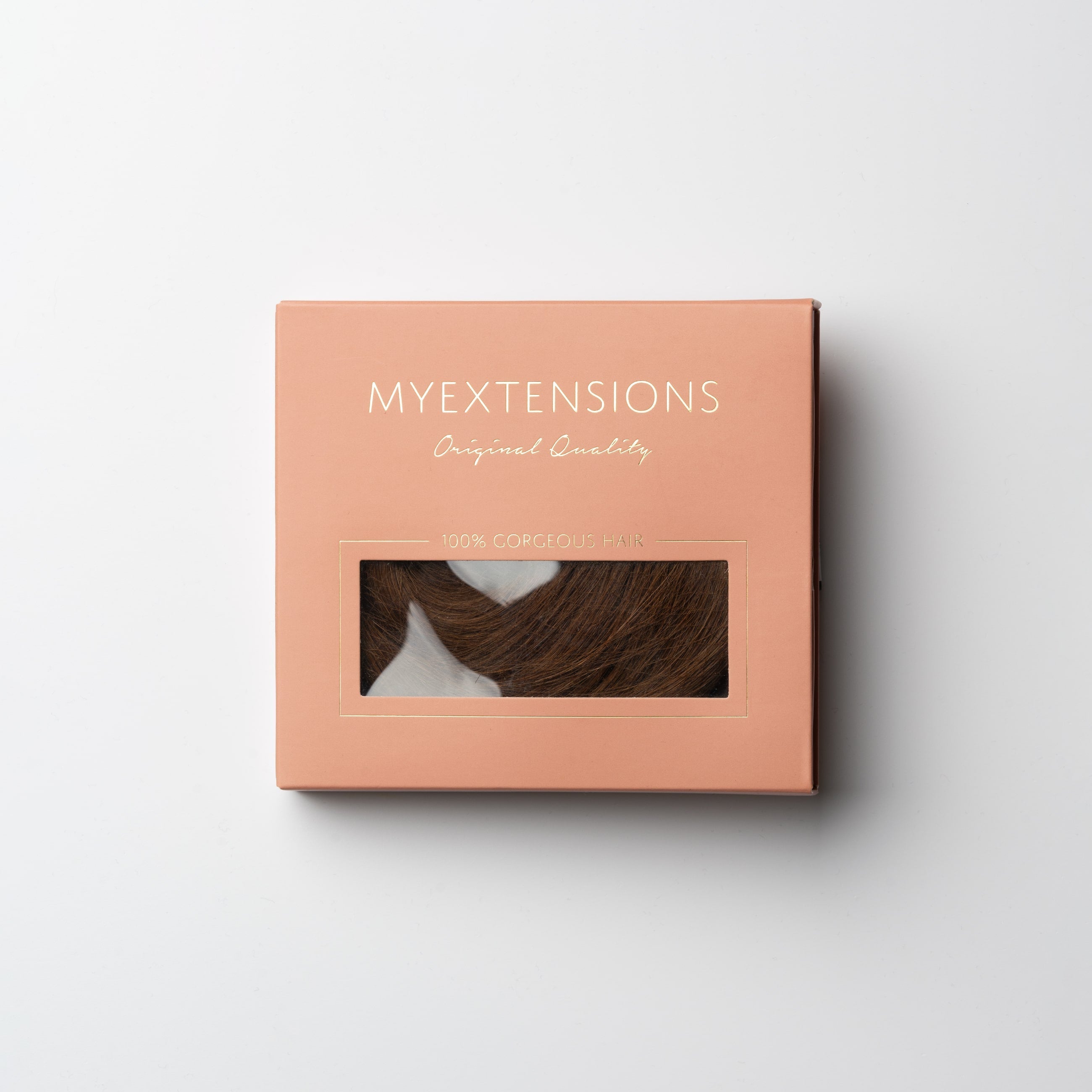 Tape extensions - Mørk kastanjebrun nr. 4
