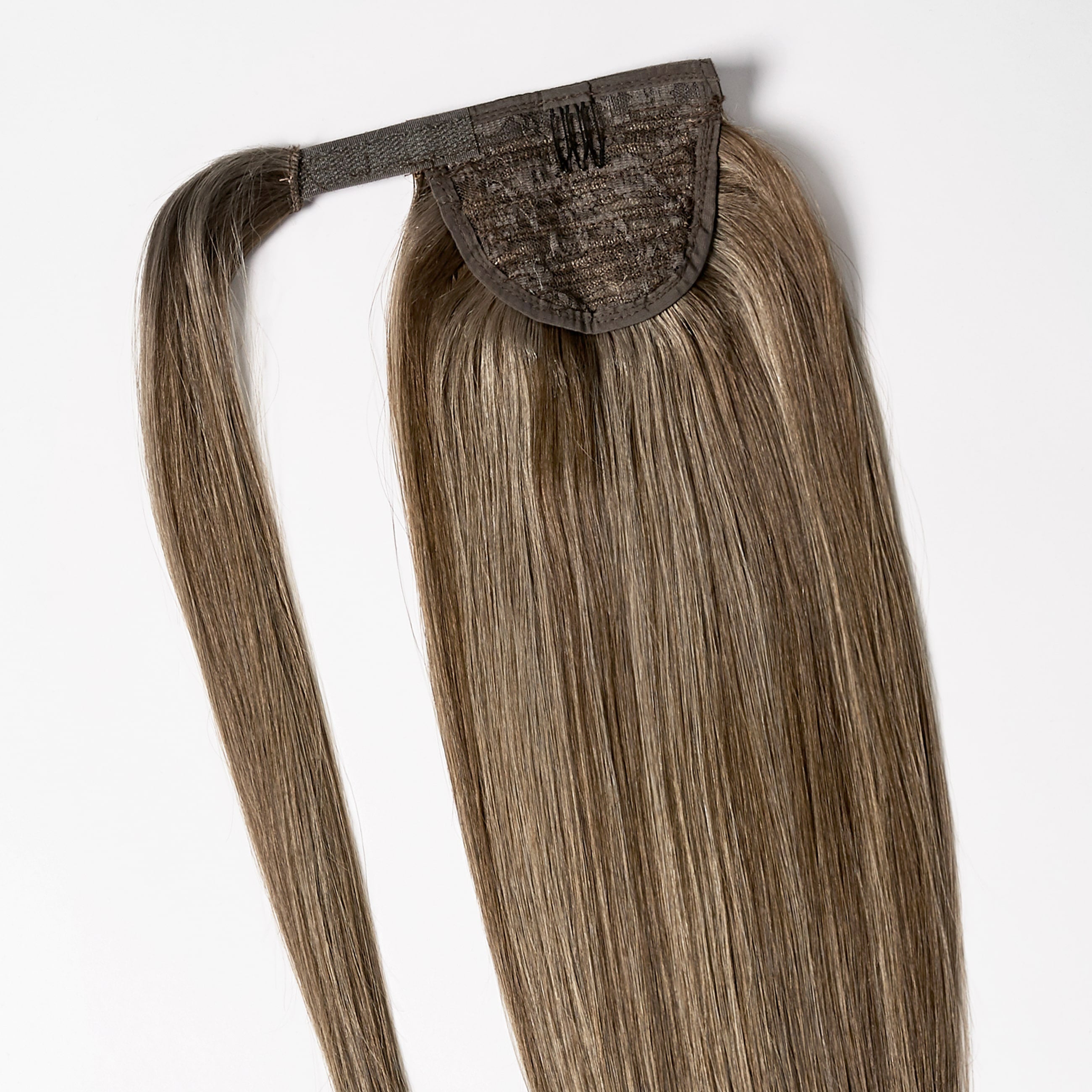 Ponytail extensions - Ash Brown Mix 3B/5B