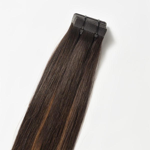 Tape in Extensions - Natural Brown Mix 3/10