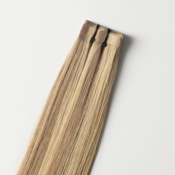 Tape in Extensions - Dark Chocolate Brown Balayage 1A+4