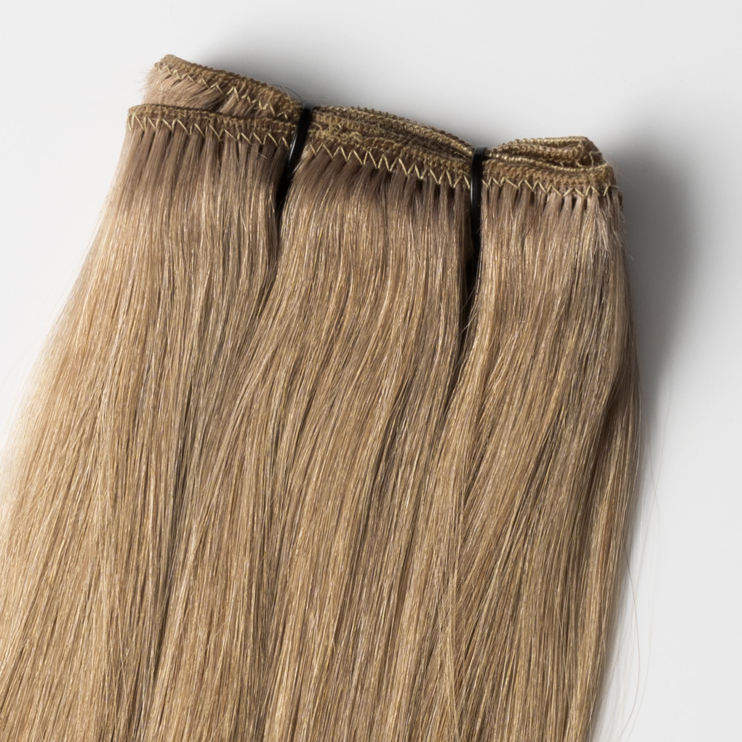 Weft extensions - Dark Beige Blonde 12B