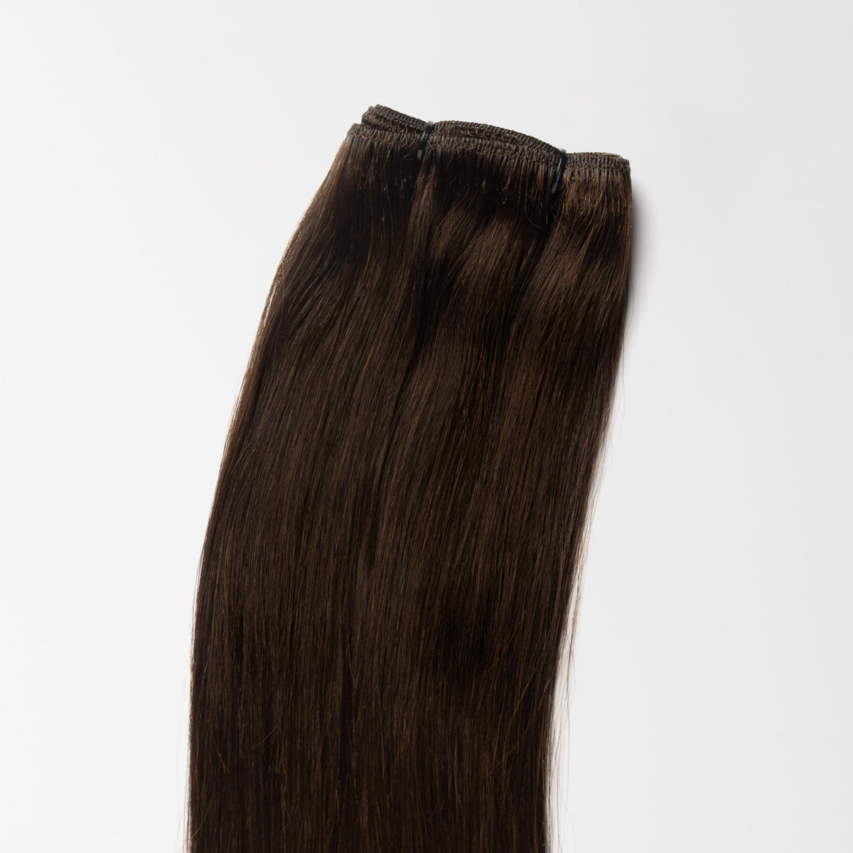 Myextensions Weft extensions - Dark Chocolate Brown 1B | Koop hier