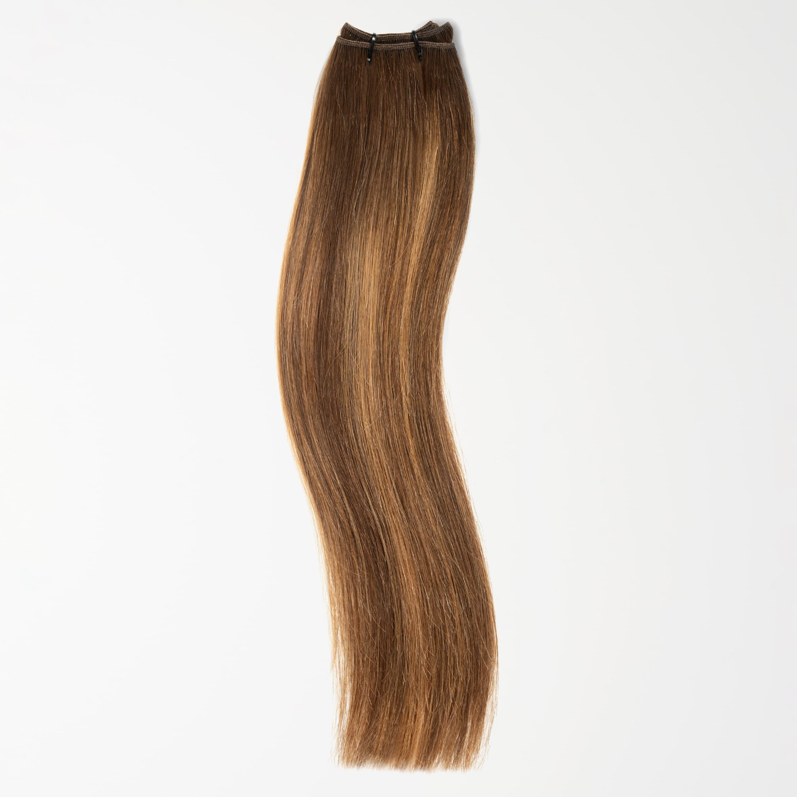 Weft extensions - Warm Brown Balayage 2+7