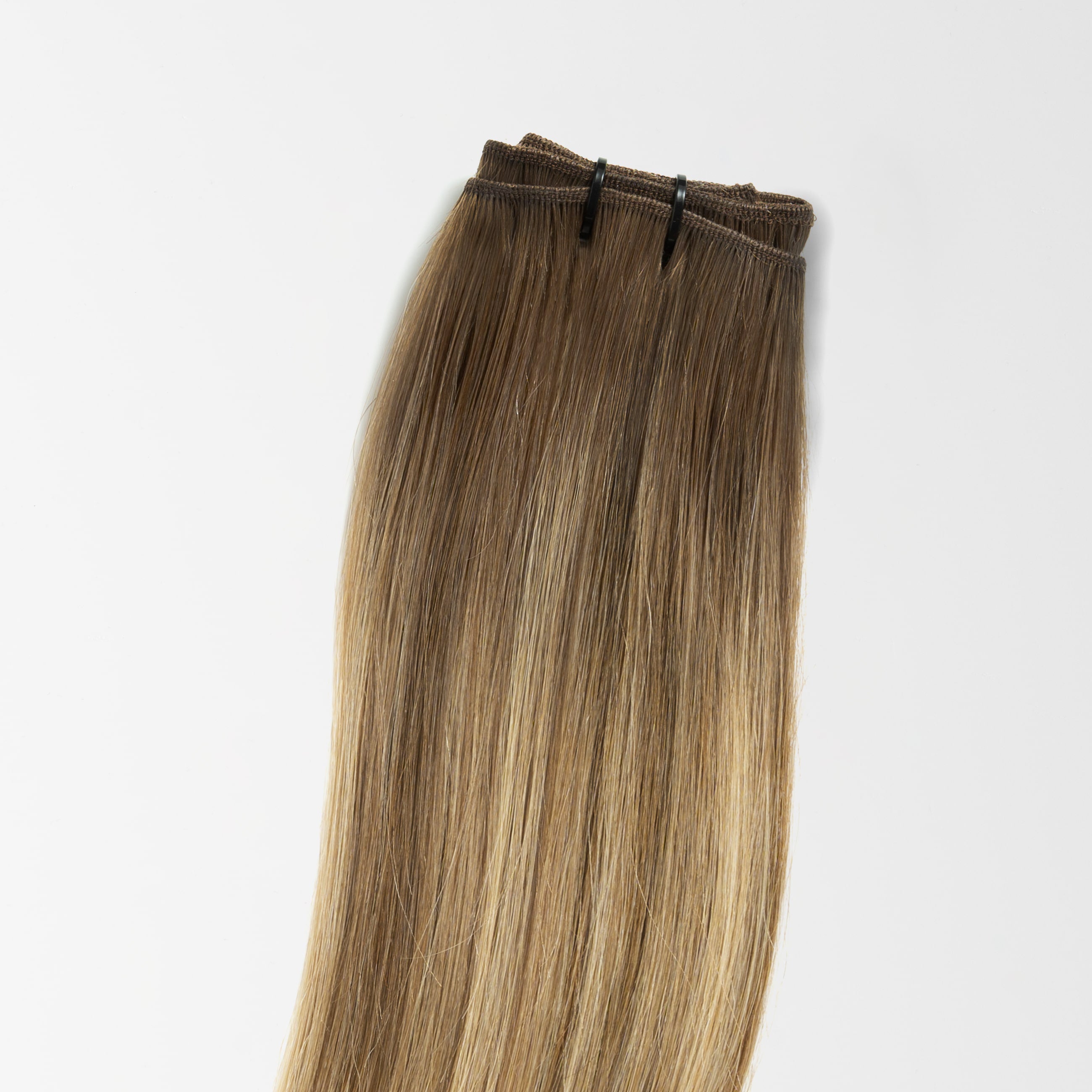 Weft extensions - Natural Blonde Balayage 3B+22