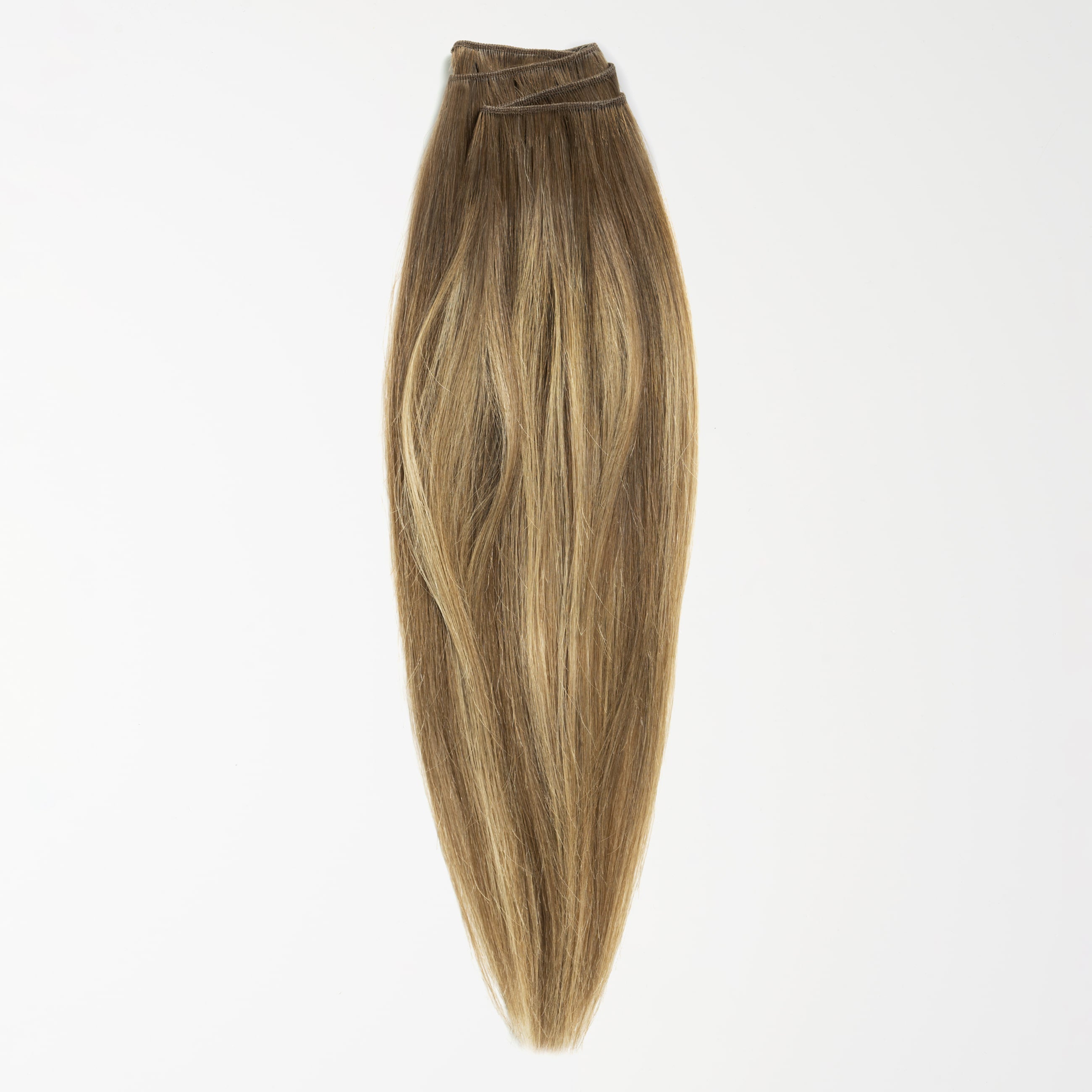 Weft extensions - Natural Blonde Balayage 3B+22